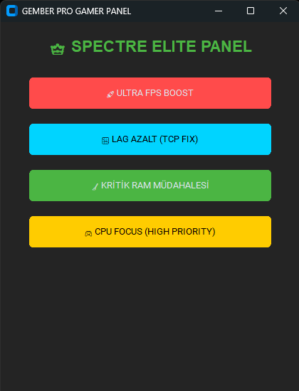 GemberCore — Spectre Elite Panel